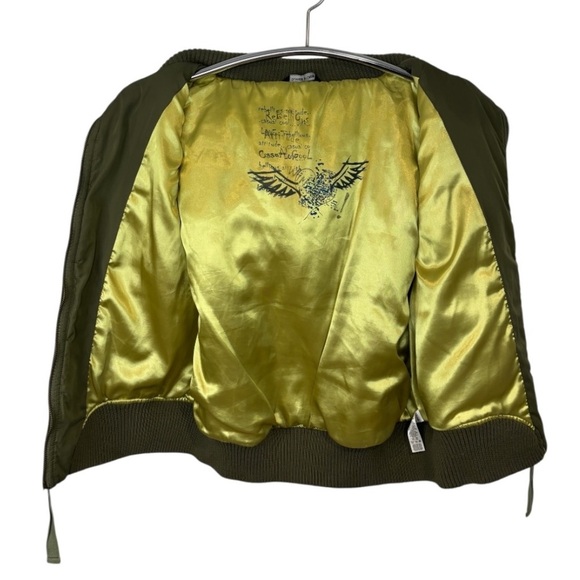 St. Bernard Olive Green Puffer Vest with Faux Fur Trim & Detachable Hood Size 16 - Picture 9 of 14